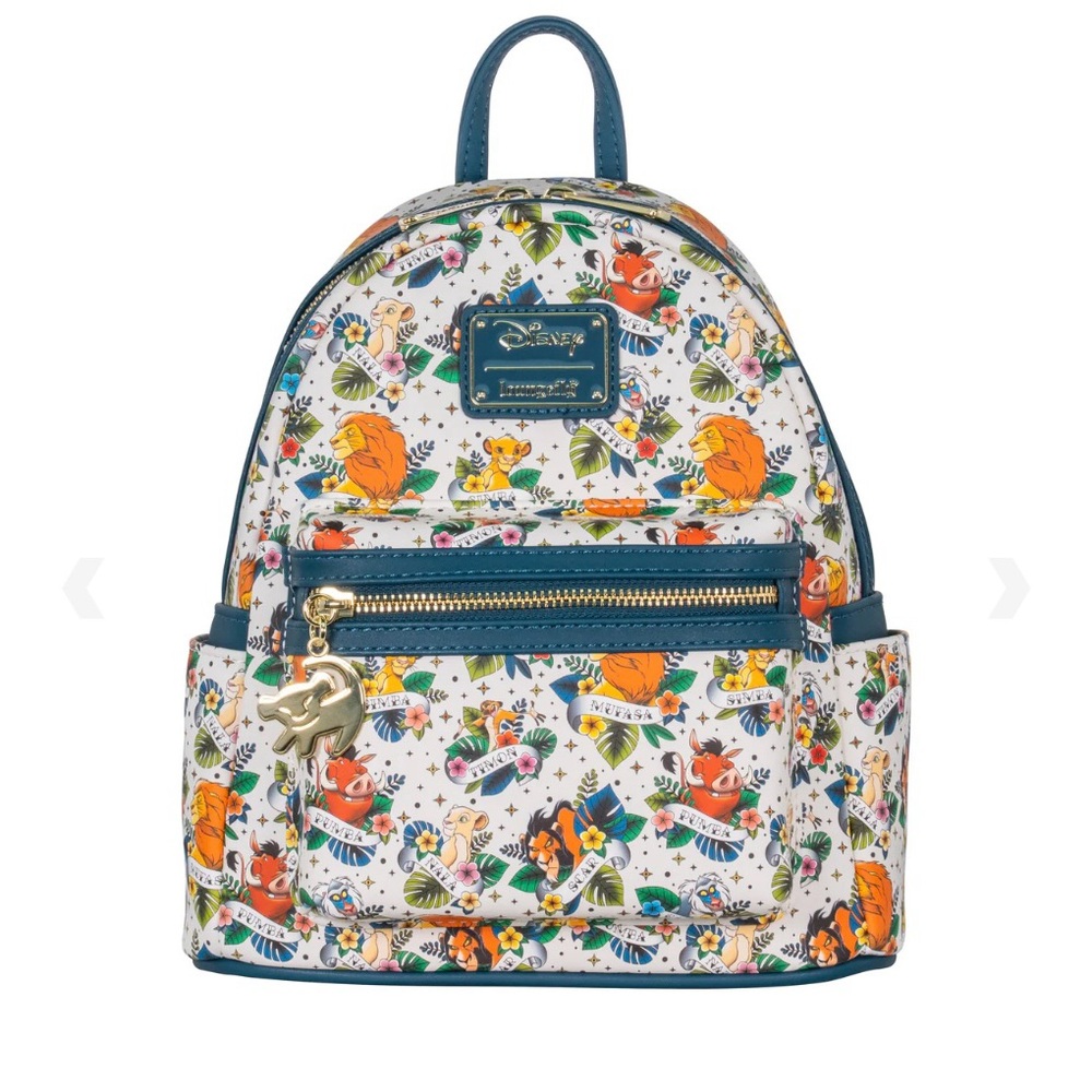 NWT Loungefly Lion king tattoo backpack